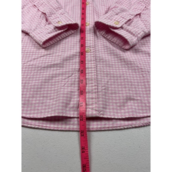 Polo Ralph Lauren Shirt Mens Sz XL Pink Check Oxford Button Down Long Sleeve - Picture 6 of 6